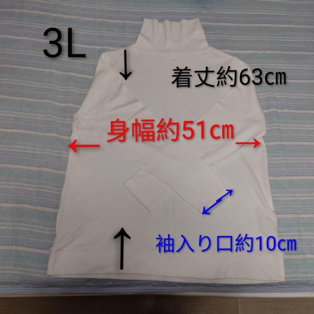 ★フェリシモ★3L ★未使用★IEDIT★タートルネック♪白 < ブランド ★フェリシモ★3L ★未使用★IEDIT★タートルネック♪白 < ブランドの