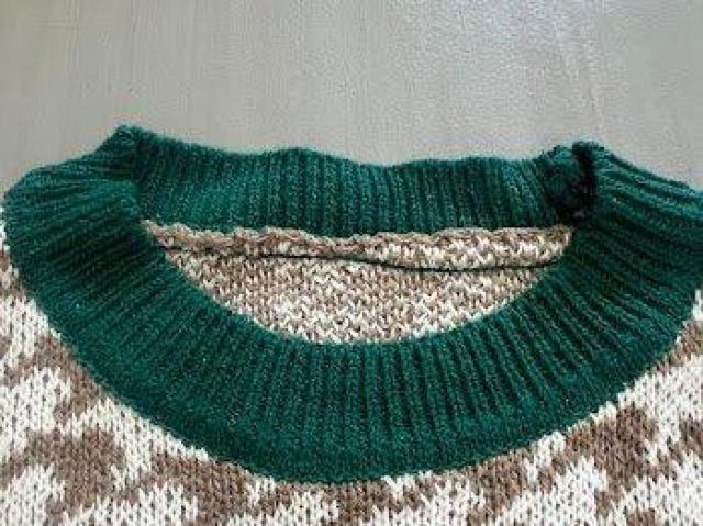 レトロ 千鳥チェック ニットセーター キャメル < 女性ファッション レトロ 千鳥チェック ニットセーター キャメル < 女性ファッションの