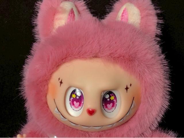 �y����zPOP MART LABUBU THE MONSTERS �ʂ������ ���u�u �s���N �p�[���l�b�N���X�t�� �� ���i �� ��������� 