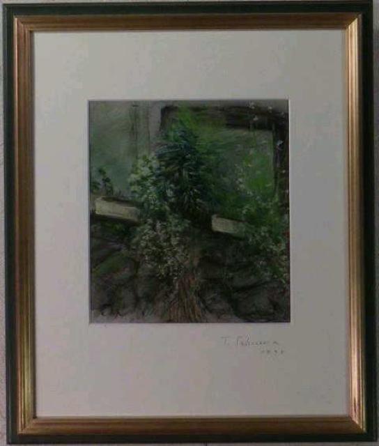 絵画 パステル 作者不詳『白い花』真作保証 原画 < ホビー 絵画 パステル 作者不詳『白い花』真作保証 原画 < ホビーの