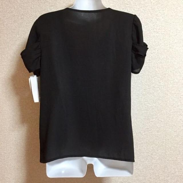 【新品】シフォン素材フロントタッグ入カットソー < 女性ファッション  【新品】シフォン素材フロントタッグ入カットソー < 女性ファッションの