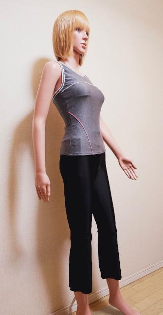 美品☆ellesse☆光沢つるAてろAモノトーンのカップ付きセットupスポーツウェア7055☆3点で即落 < ブランド  美品☆ellesse☆光沢つるAてろAモノトーンのカップ付きセットupスポーツウェア7055☆3点で即落 < ブランドの