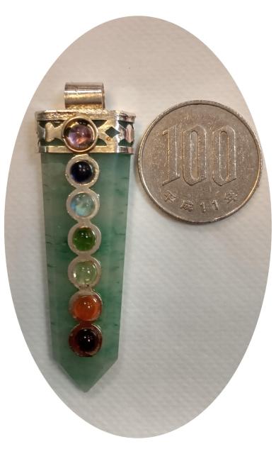 AzureGreen: Crystal Pencil Point Chakra < 女性アクセサリー/時計  AzureGreen: Crystal Pencil Point Chakra < 女性アクセサリー/時計の