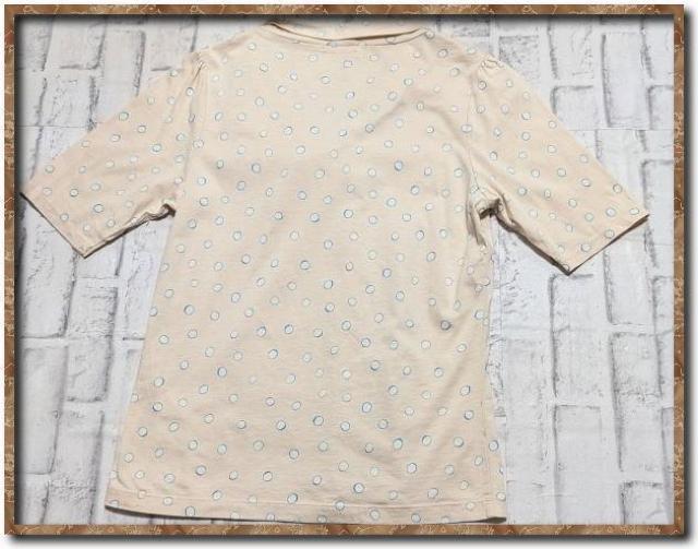 ヨークランド リボン付き水玉カットソー ベージュ < ブランド ヨークランド リボン付き水玉カットソー ベージュ < ブランドの