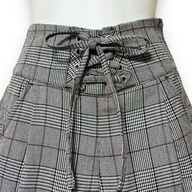 【CHiP CLiP/S】グレンチェック柄ウエストレースUPショートパンツ < ブランド 【CHiP CLiP/S】グレンチェック柄ウエストレースUPショートパンツ < ブランドの