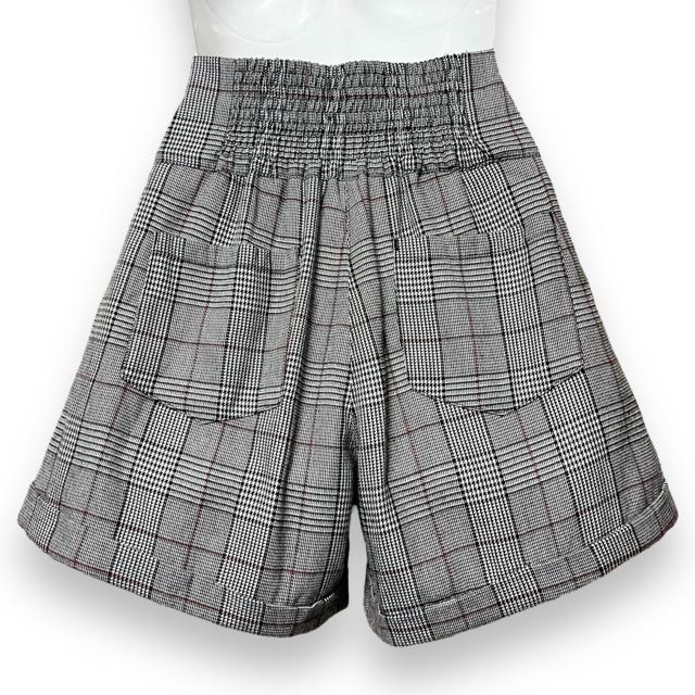 【CHiP CLiP/S】グレンチェック柄ウエストレースUPショートパンツ < ブランド 【CHiP CLiP/S】グレンチェック柄ウエストレースUPショートパンツ < ブランドの