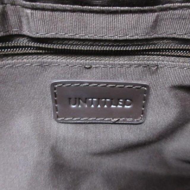 ▽UNTITLED▽ アンタイトル 美品 バック < ブランド  ▽UNTITLED▽ アンタイトル 美品 バック < ブランドの
