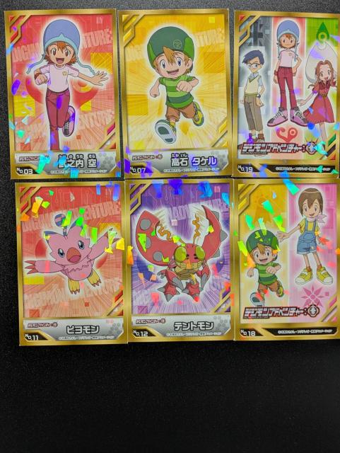 デジモンアドベンチャー:/ステッカーコレクション6枚セット/空丈ミミタケルヒカリピヨモンテントモン/モバペイ < アニメ/コミック/キャラクター  デジモンアドベンチャー:/ステッカーコレクション6枚セット/空丈ミミタケルヒカリピヨモンテントモン/モバペイ  < アニメ/コミック/キャラクターの