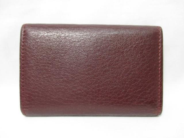 美品 カルティエ 6連キーケース エンジ Cartier 本物 < ブランド  美品 カルティエ 6連キーケース エンジ Cartier 本物 < ブランドの