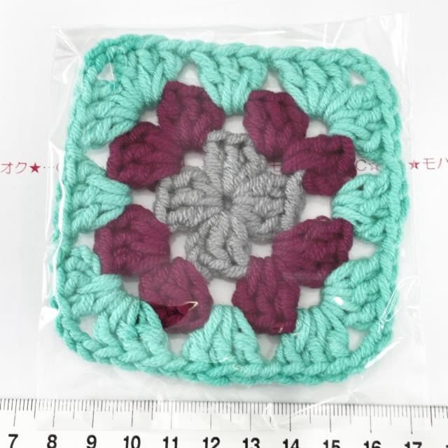 23*ハンドメイド♪毛糸のグラニースクエアモチーフ 裏面も綺麗☆14 < ペット/手芸/園芸  23*ハンドメイド♪毛糸のグラニースクエアモチーフ 裏面も綺麗☆14  < ペット/手芸/園芸の
