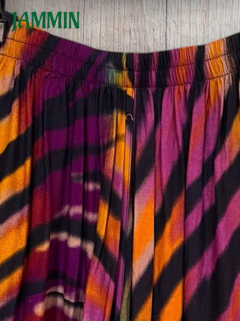 サイケデリックタイダイ柄ワイドパンツ ヒッピー サイケ エスニック アジアン < 女性ファッション サイケデリックタイダイ柄ワイドパンツ ヒッピー サイケ エスニック アジアン < 女性ファッションの