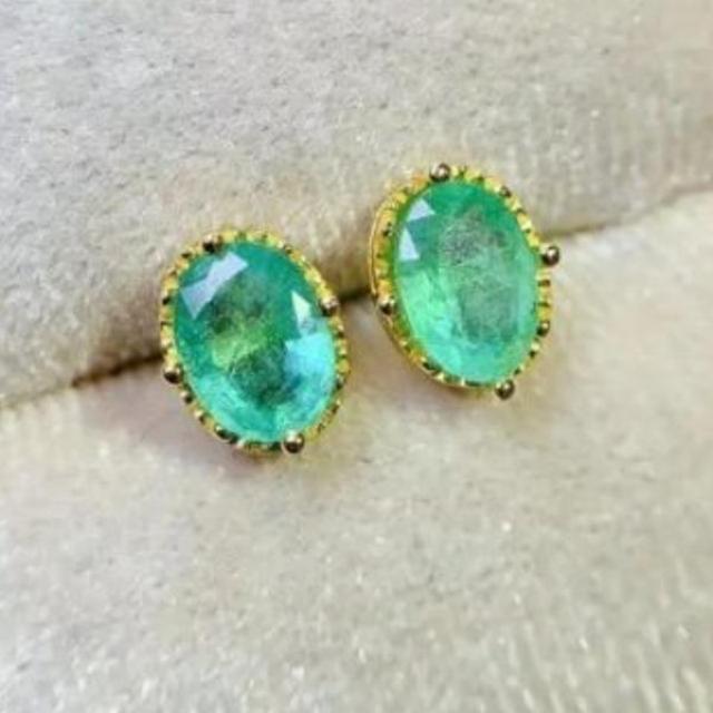 コロビアの天然エメラルドピアス ナチュラル 天然 アクセサリー 宝石 カラーストーン ギフト S0_1814 < 女性アクセサリー/時計 コロビアの天然エメラルドピアス ナチュラル 天然 アクセサリー 宝石 カラーストーン ギフト S0_1814 < 女性アクセサリー/時計の
