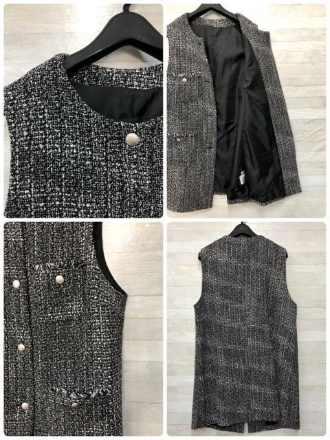 新品☆LL♪ツイード調ジレのパンツスーツ3点setセレブレイトスーツもR224 < 女性ファッション 新品☆LL♪ツイード調ジレのパンツスーツ3点setセレブレイトスーツもR224 < 女性ファッションの