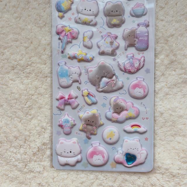 新品 ぷっくり クリスタル付き シール ステッカー デコ コラージュ シール帳 ねこ N2m < インテリア/ライフ 新品 ぷっくり クリスタル付き シール ステッカー デコ コラージュ シール帳 ねこ N2m < インテリア/ライフの