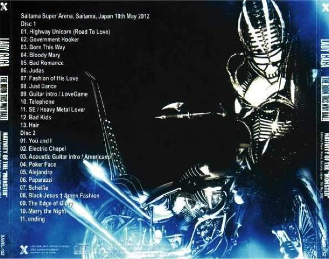 yzLady Gaga fC[EKK Saitama.Japan 2012 2CD  CD/DVD/rfI 