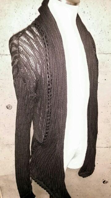 KMRIIケムリ モヘア混ローゲージカーディガンWinded Rib CD 2 < ブランド  KMRIIケムリ モヘア混ローゲージカーディガンWinded Rib CD 2 < ブランドの