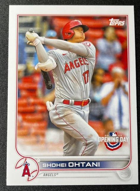 �������I2022 Topps Opening Day ��J�ĕ� �x�[�X�J�[�h No.1  �� �g���[�f�B���O�J�[�h�� 