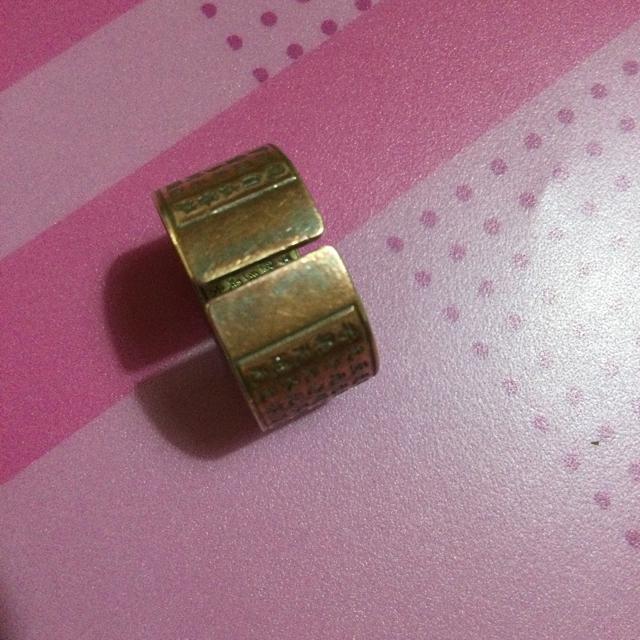 男女兼用 般若心経リング フリーサイズ < 男性アクセサリー/時計  男女兼用 般若心経リング フリーサイズ < 男性アクセサリー/時計の