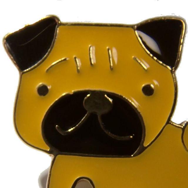 パグ ブルドッグ 犬 イヌ いぬ ドッグ バッジ ブローチ エナメル ピンバッジ ピンズ ラペルピン < 女性アクセサリー/時計  パグ ブルドッグ 犬 イヌ いぬ ドッグ バッジ ブローチ エナメル ピンバッジ ピンズ ラペルピン < 女性アクセサリー/時計の