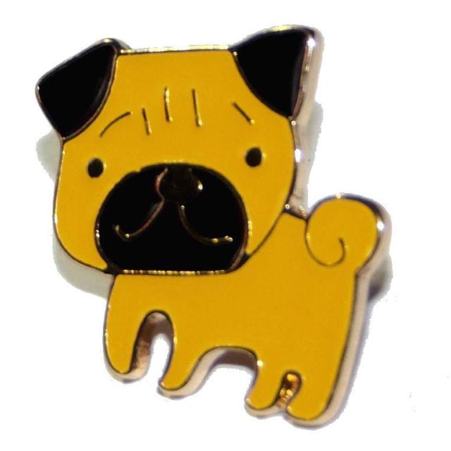 パグ ブルドッグ 犬 イヌ いぬ ドッグ バッジ ブローチ エナメル ピンバッジ ピンズ ラペルピン < 女性アクセサリー/時計  パグ ブルドッグ 犬 イヌ いぬ ドッグ バッジ ブローチ エナメル ピンバッジ ピンズ ラペルピン < 女性アクセサリー/時計の
