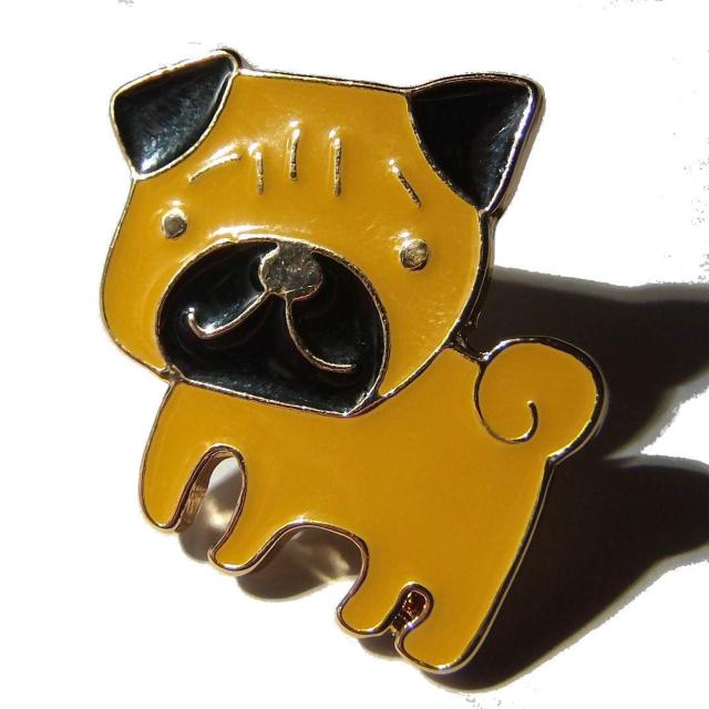 パグ ブルドッグ 犬 イヌ いぬ ドッグ バッジ ブローチ エナメル ピンバッジ ピンズ ラペルピン < 女性アクセサリー/時計  パグ ブルドッグ 犬 イヌ いぬ ドッグ バッジ ブローチ エナメル ピンバッジ ピンズ ラペルピン < 女性アクセサリー/時計の