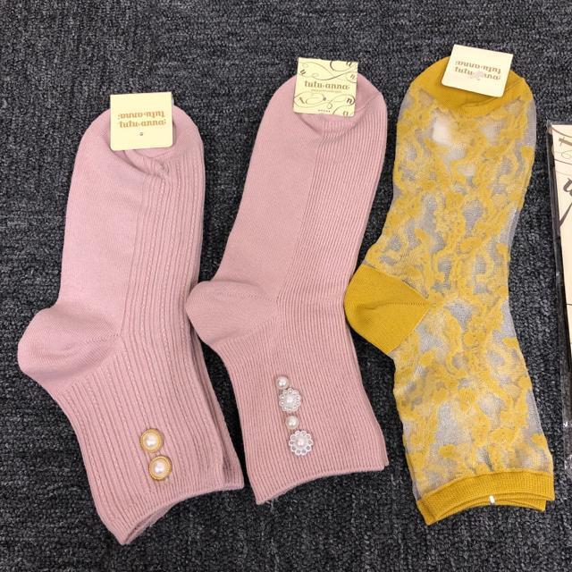 即決 新品 tutu anna チュチュアンナ 靴下 ソックス 4足セット < ブランド  即決 新品 tutu anna チュチュアンナ 靴下 ソックス 4足セット < ブランドの