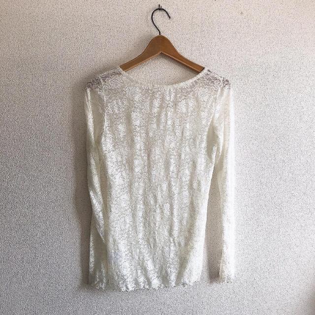 ◆gelato pique/ジェラートピケ◆総レースカットソー★ホワイトF*ルームウェア部屋着♪美品 < ブランド ◆gelato pique/ジェラートピケ◆総レースカットソー★ホワイトF*ルームウェア部屋着♪美品 < ブランドの