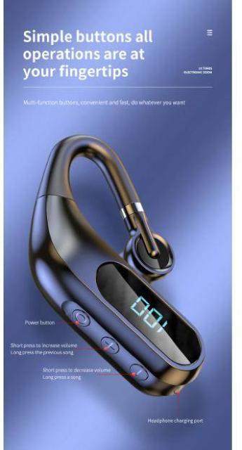 送料無料 057 Bluetoothヘッドフォン 片耳 デジタルディスプレイ付き 残量 HDサウンド イヤホン イヤフォン 100 < 家電/AV  送料無料 057 Bluetoothヘッドフォン 片耳 デジタルディスプレイ付き 残量 HDサウンド イヤホン イヤフォン 100 < 家電/AVの