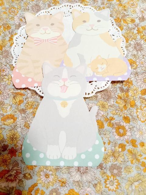 お裾分け☆猫のダイカットメモ3柄3枚☆ < インテリア/ライフ  お裾分け☆猫のダイカットメモ3柄3枚☆  < インテリア/ライフの