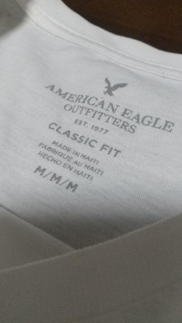 AMERICAN EAGLEの白Tシャツ★Mサイズ < ブランド AMERICAN EAGLEの白Tシャツ★Mサイズ < ブランドの