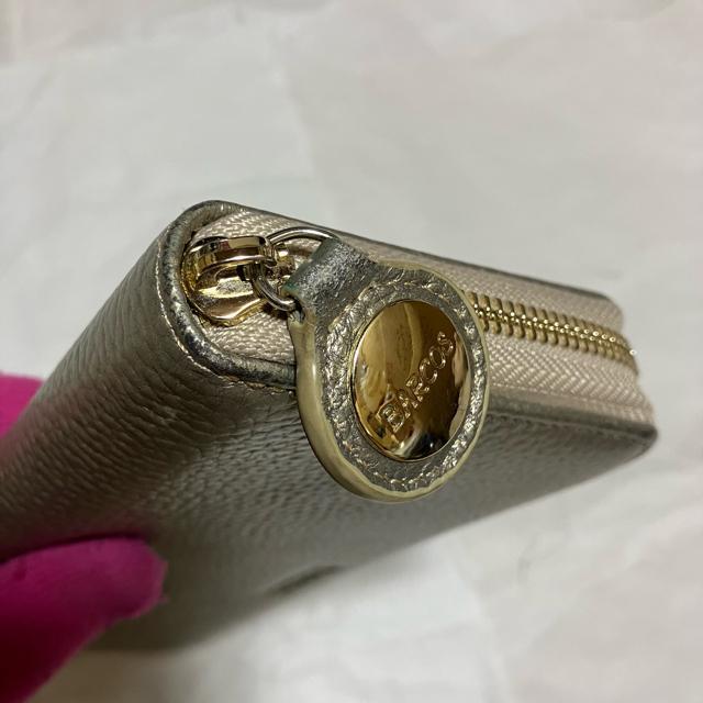 【BARCOS / バルコス】 レザー / ラウンドファスナー 長財布 / 金 < 女性ファッション 【BARCOS / バルコス】 レザー / ラウンドファスナー 長財布 / 金 < 女性ファッションの