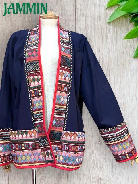 織り生地付き羽織り エスニック アジアン ヒッピー 男女兼用 個性派 羽織り < 女性ファッション 織り生地付き羽織り エスニック アジアン ヒッピー 男女兼用 個性派 羽織り < 女性ファッションの