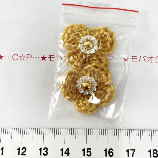 17*ハンドメイド♪キラキラリボンのモチーフ 2個 11 < ペット/手芸/園芸 17*ハンドメイド♪キラキラリボンのモチーフ 2個 11 < ペット/手芸/園芸の