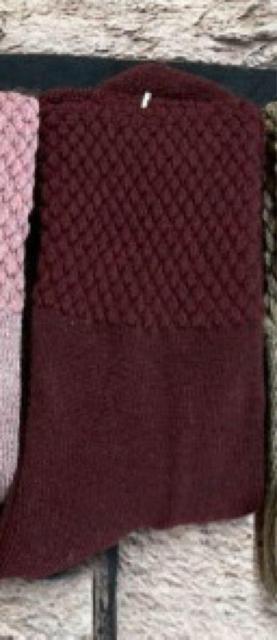 送料無料!『ワイン色1足』かかとがつるつる、すべすべに!特殊構造で優れた保温力!絹混&綿混 二重編みソックス < 女性ファッション 送料無料!『ワイン色1足』かかとがつるつる、すべすべに!特殊構造で優れた保温力!絹混&綿混 二重編みソックス < 女性ファッションの