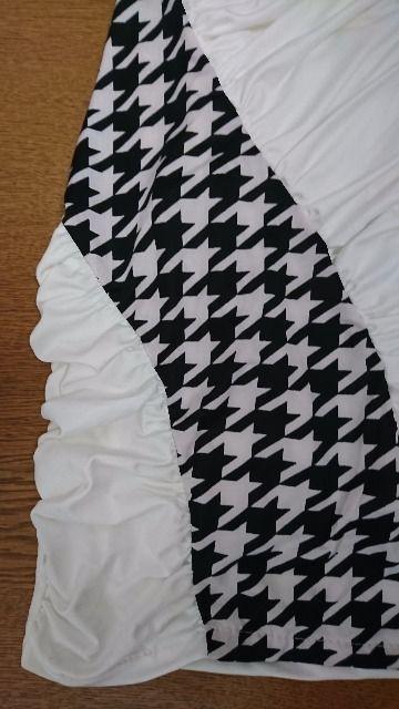 千鳥柄☆ミニタイトドレス☆ホワイト☆新品 < 女性ファッション 千鳥柄☆ミニタイトドレス☆ホワイト☆新品 < 女性ファッションの