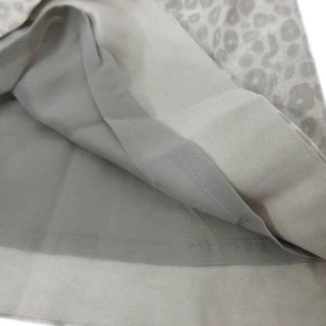 DRESSTERIOR スカート ミニ丈 リネン レオパード柄 台形 38 < 女性ファッション  DRESSTERIOR スカート ミニ丈 リネン レオパード柄 台形 38 < 女性ファッションの