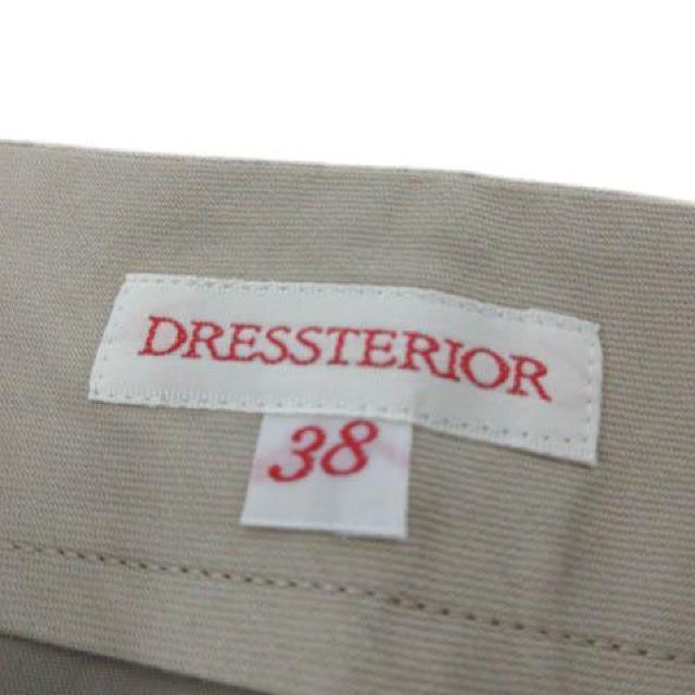 DRESSTERIOR スカート ミニ丈 リネン レオパード柄 台形 38 < 女性ファッション  DRESSTERIOR スカート ミニ丈 リネン レオパード柄 台形 38 < 女性ファッションの