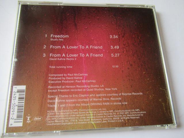 ポール・マッカートニー CD、「Freedom 」 < CD/DVD/ビデオ  ポール・マッカートニー CD、「Freedom 」  < CD/DVD/ビデオの