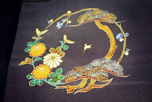 【最高級】美品 暈し染め 金彩 花木丸 上品な付下げ 身丈159cm 裄丈62.5cm T3530 < 女性ファッション  【最高級】美品 暈し染め 金彩 花木丸 上品な付下げ 身丈159cm 裄丈62.5cm T3530 < 女性ファッションの