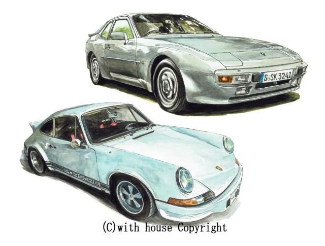 GC-1001 944/911S限定版画サイン額装作家平右ヱ門 < 自動車/バイク GC-1001 944/911S限定版画サイン額装作家平右ヱ門 < 自動車/バイク