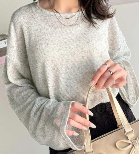 クラシカルエルフ★オーバーサイズ グランジ シアー ニット トップス < 女性ファッション  クラシカルエルフ★オーバーサイズ グランジ シアー ニット トップス  < 女性ファッションの