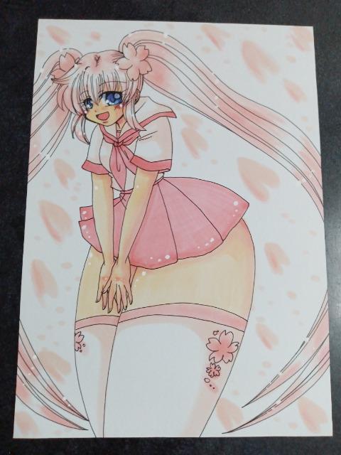 自作イラスト 桜ミク 初音ミク 同人 手描き < アニメ/コミック/キャラクター 自作イラスト 桜ミク 初音ミク 同人 手描き < アニメ/コミック/キャラクターの