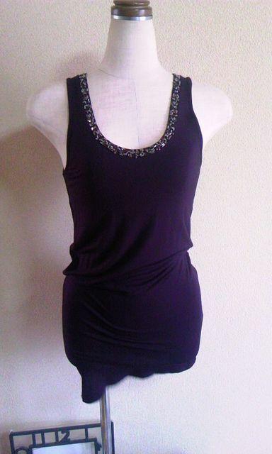 スコットクラブ〓黒〓ビーズ〓タンクトップ〓9号〓 < ブランド  スコットクラブ〓黒〓ビーズ〓タンクトップ〓9号〓  < ブランドの