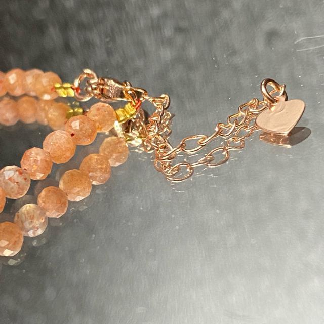 《bracelet》キラキラ アベンチュレッセンス マイカサンストーン < 女性アクセサリー/時計  《bracelet》キラキラ アベンチュレッセンス マイカサンストーン < 女性アクセサリー/時計の