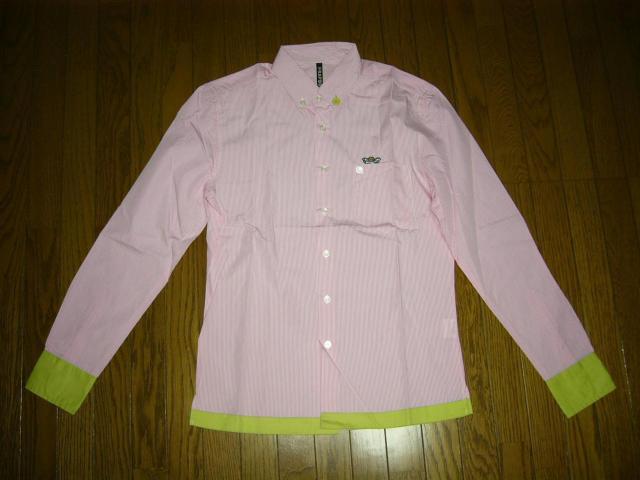 新品 FRAPBOIS フラボア ストライプ ラインシャツ 1 ピンク系 長袖 天使 美中古 < ブランド  新品 FRAPBOIS フラボア ストライプ ラインシャツ 1 ピンク系 長袖 天使 美中古  < ブランドの