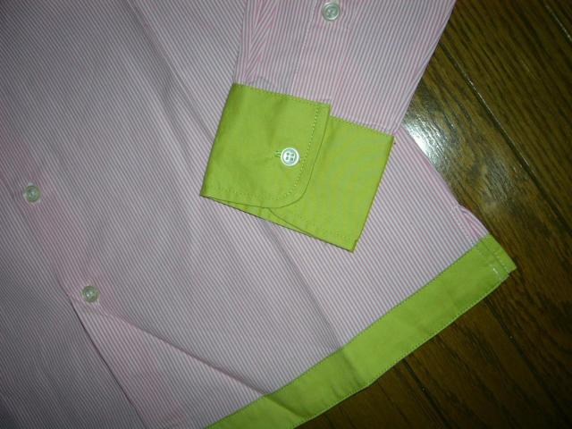 新品 FRAPBOIS フラボア ストライプ ラインシャツ 1 ピンク系 長袖 天使 美中古 < ブランド  新品 FRAPBOIS フラボア ストライプ ラインシャツ 1 ピンク系 長袖 天使 美中古 < ブランドの