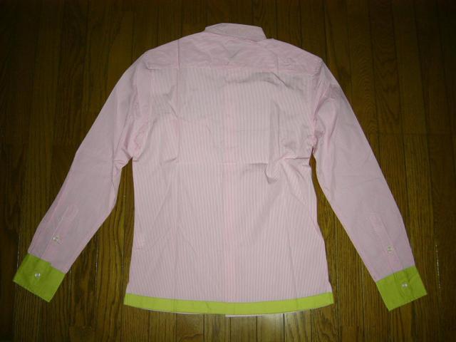 新品 FRAPBOIS フラボア ストライプ ラインシャツ 1 ピンク系 長袖 天使 美中古 < ブランド  新品 FRAPBOIS フラボア ストライプ ラインシャツ 1 ピンク系 長袖 天使 美中古 < ブランドの