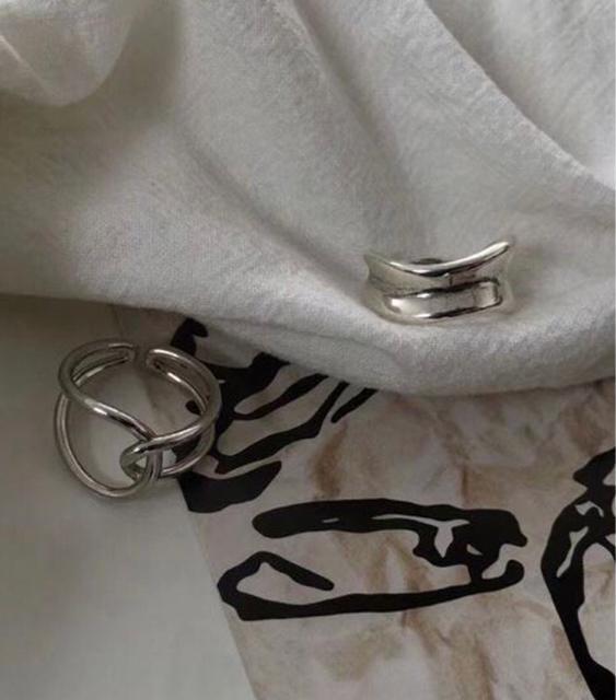 クールデザインリング2点セット < 女性アクセサリー/時計 クールデザインリング2点セット < 女性アクセサリー/時計の