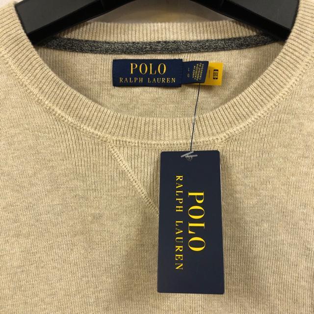 即決 新品 タグ付き POLO RALPH LAUREN コットンニットクルーネックセーター < ブランド  即決 新品 タグ付き POLO RALPH LAUREN コットンニットクルーネックセーター < ブランドの