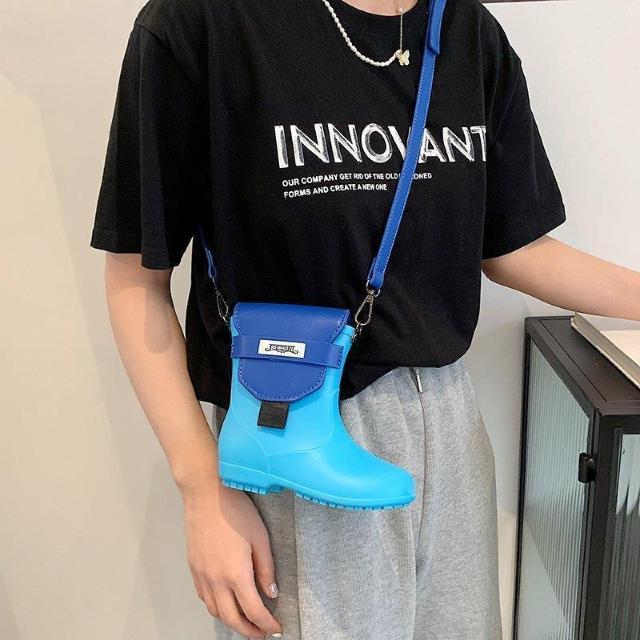 バッグ ショルダーバッグ PU かわいい ショルダー キッズ レインブーツ < 女性ファッション  バッグ ショルダーバッグ PU かわいい ショルダー キッズ レインブーツ < 女性ファッションの